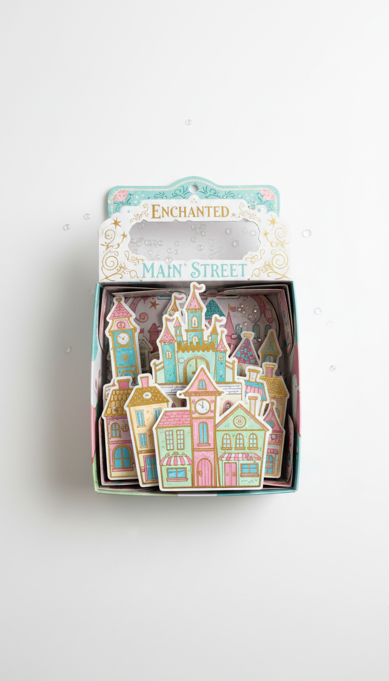 Enchanted main street playset