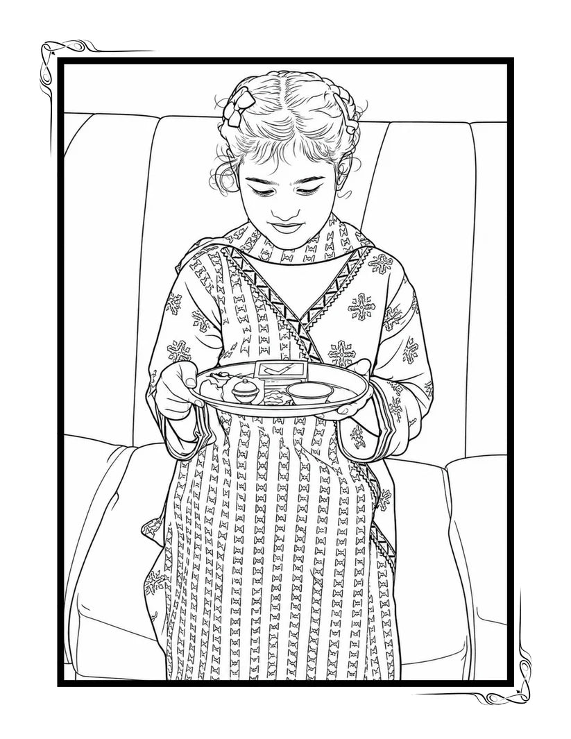Personalized Coloring Book from Your Photos (36 Pages)