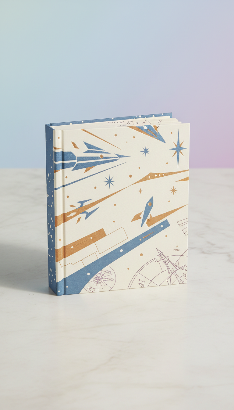 Space Mountain hardcover sketchbook