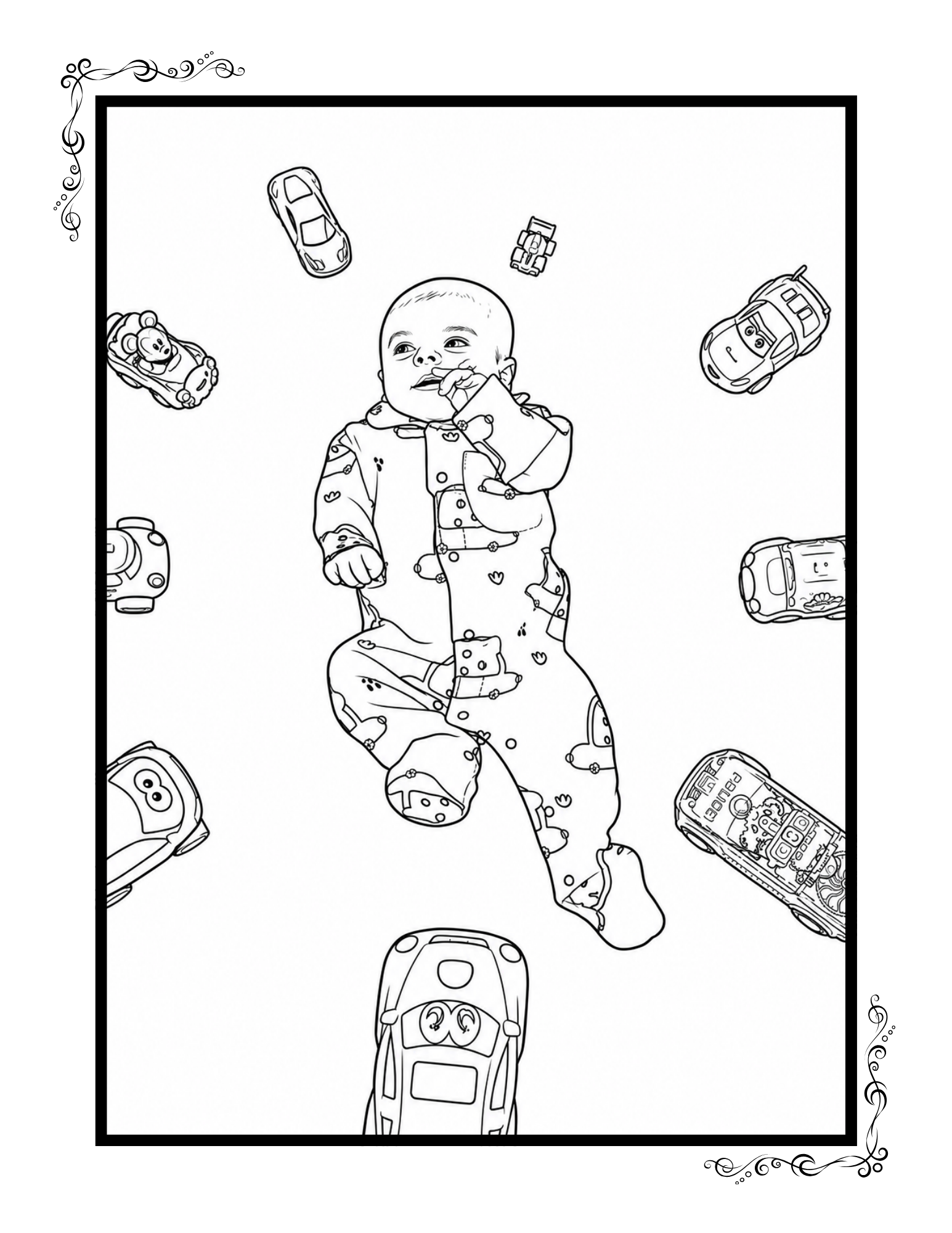 Personalized Coloring Book from Your Photos
