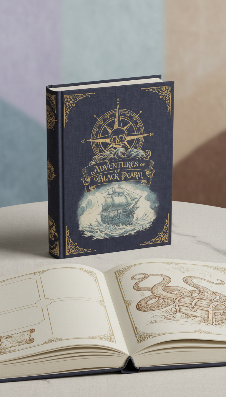 Pirates of the Caribbean hardcover sketchbook