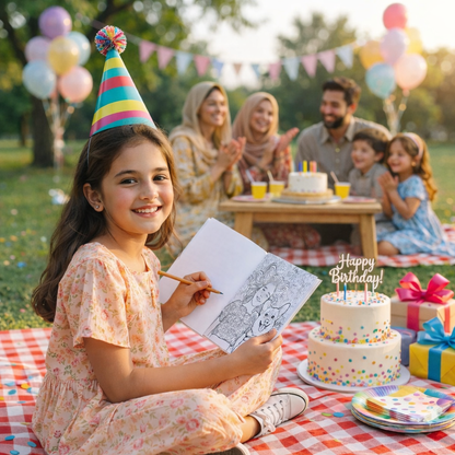 Personalized Coloring Book from Your Photos