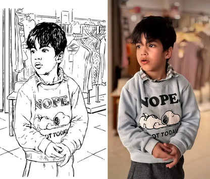 Personalized Coloring Book from Your Photos (36 Pages)